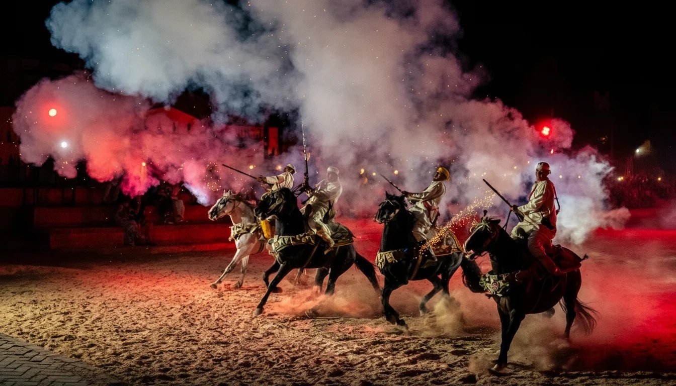 Fantasia evening: dinner, music and horse show — Tour photograph 2