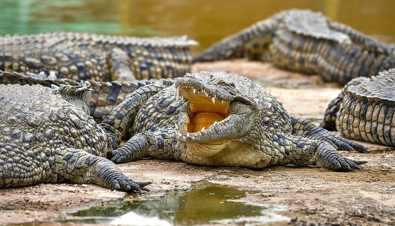 Crocoparc gardens and reptile visit